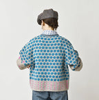 Shetland SAIJIKI Chestnuts Komon Sweater