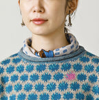 Shetland SAIJIKI Chestnuts Komon Sweater