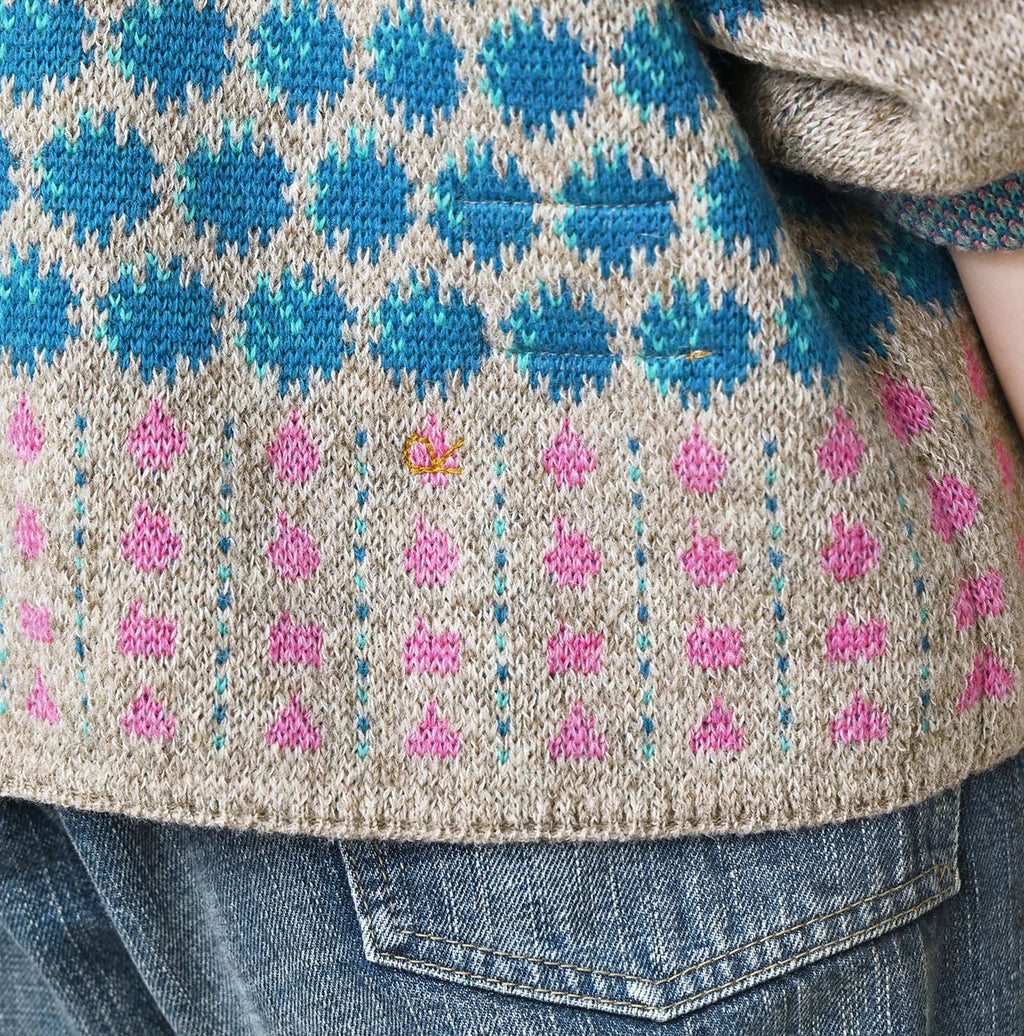 Shetland SAIJIKI Chestnuts Komon Sweater