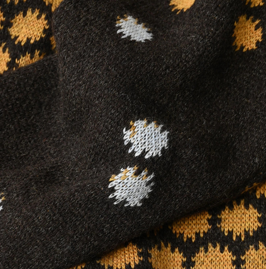 Shetland SAIJIKI Chestnuts Komon Sweater