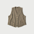 Float Boiled Wool Vest