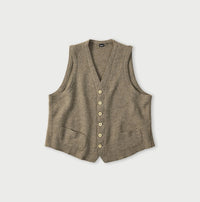Float Boiled Wool Vest