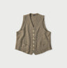 Float Boiled Wool Vest