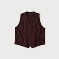 Float Boiled Wool Vest