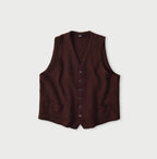 Float Boiled Wool Vest