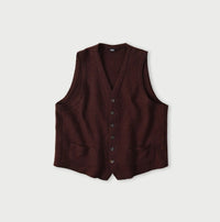 Float Boiled Wool Vest