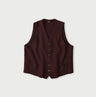 Float Boiled Wool Vest