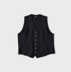 Float Boiled Wool Vest
