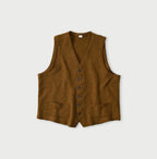 Float Boiled Wool Vest