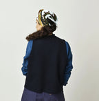 Float Boiled Wool Vest