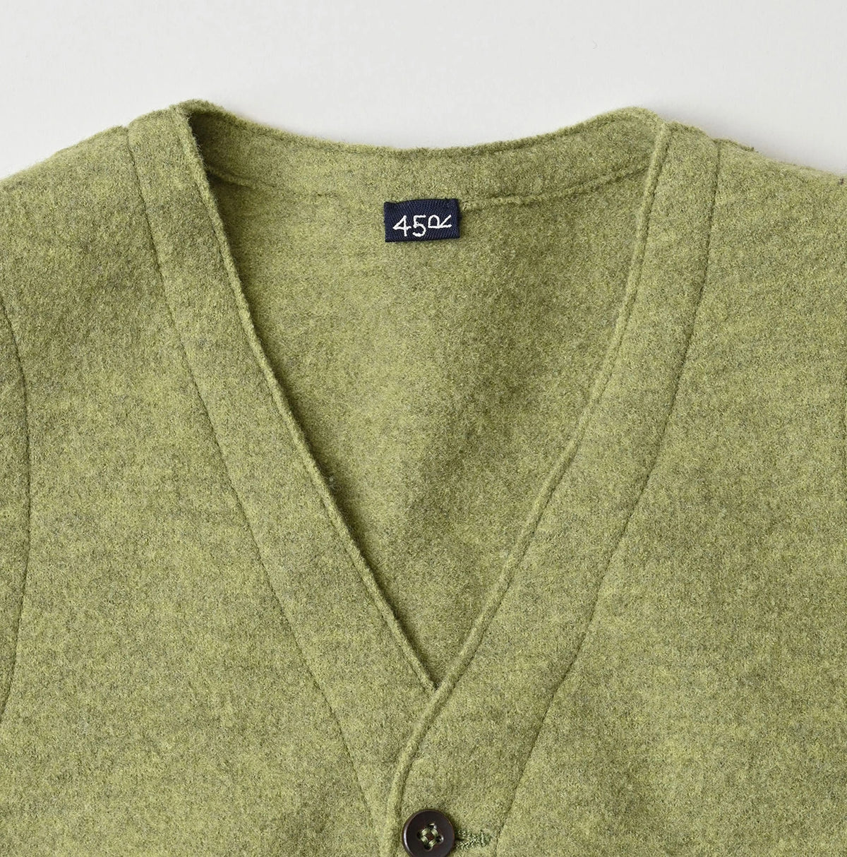 Float Boiled Wool Vest