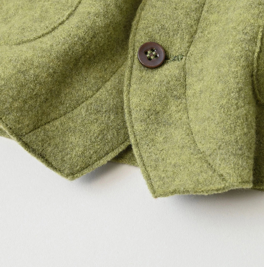 Float Boiled Wool Vest