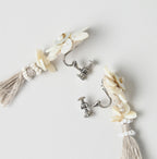 SUN Shell Flower Earrings Detail
