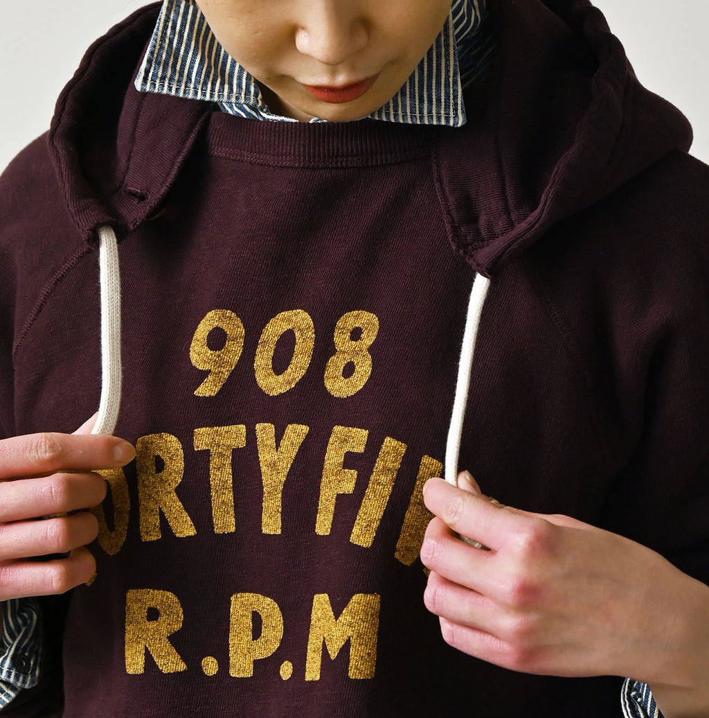 College Print Urake Drawn-String Hood