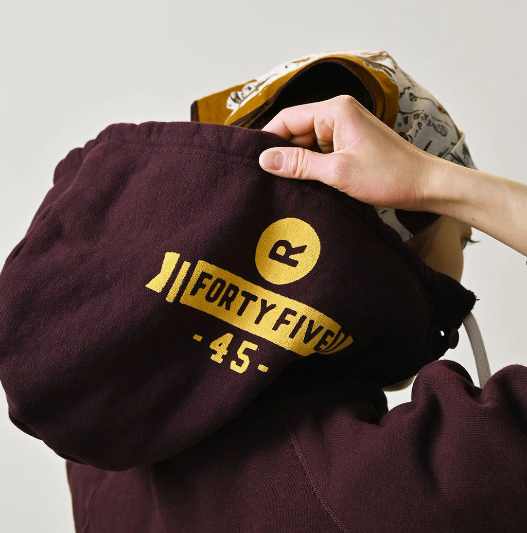 College Print Urake Drawn-String Hood