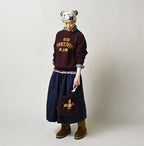 College Print Urake Drawn-String Hood