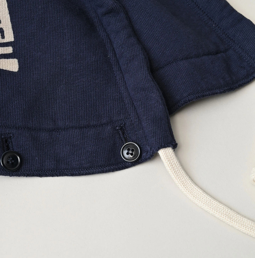 College Print Urake Drawn-String Hood
