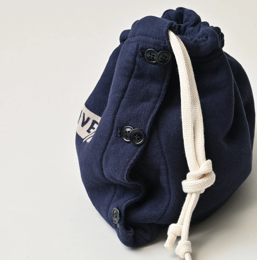 College Print Urake Drawn-String Hood