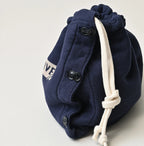 College Print Urake Drawn-String Hood