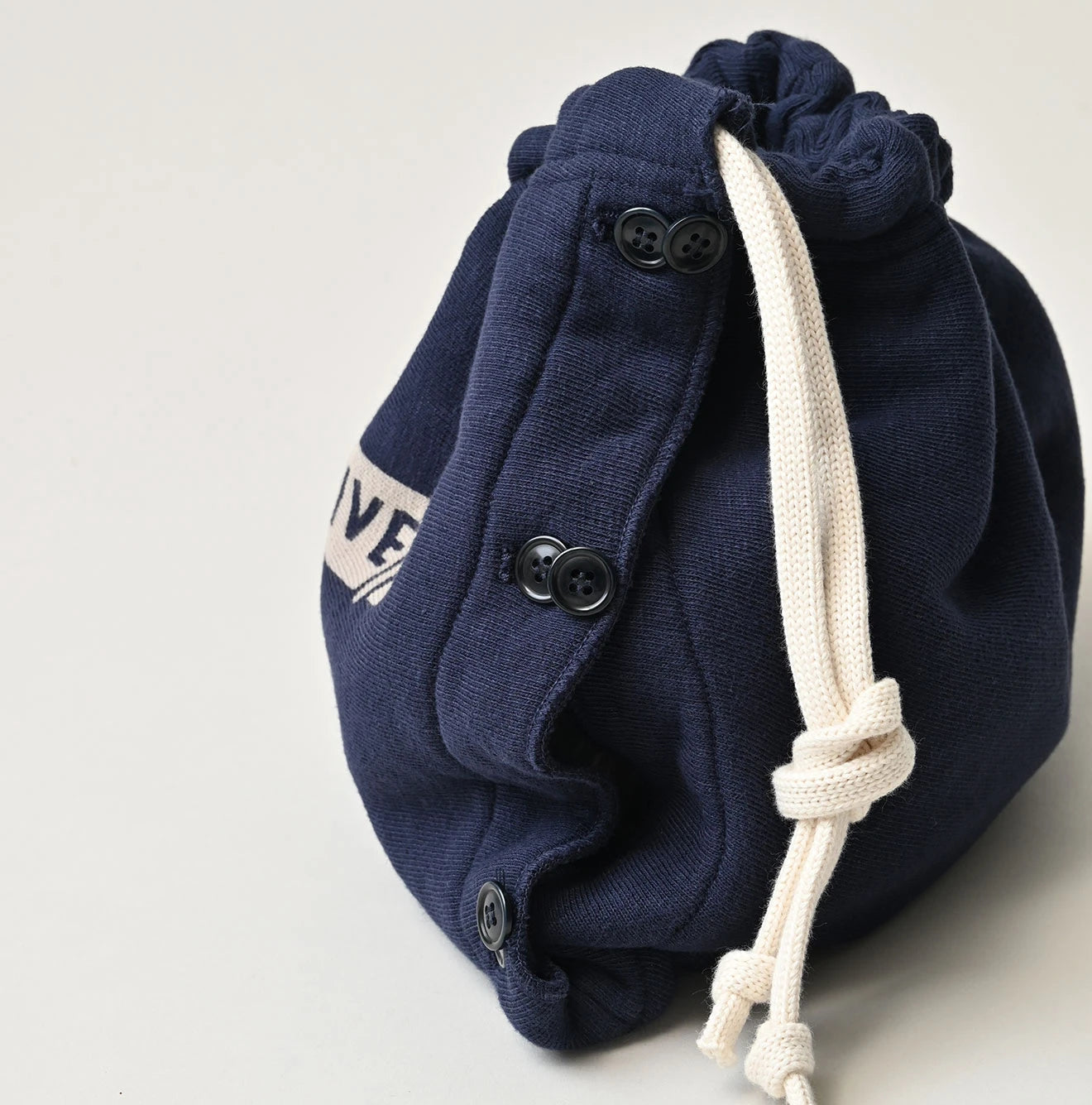 College Print Urake Drawn-String Hood