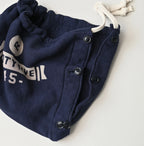 College Print Urake Drawn-String Hood