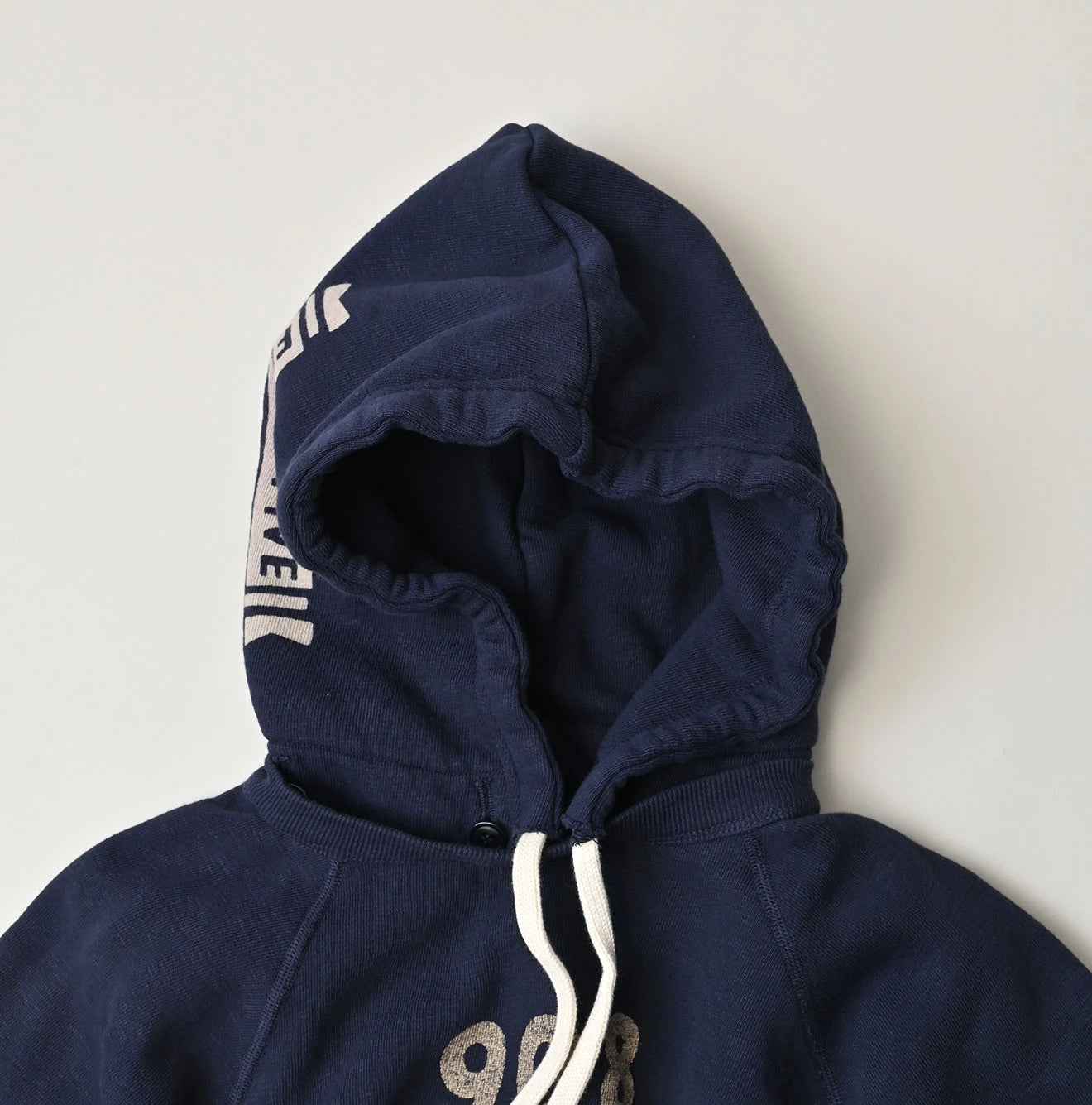 College Print Urake Drawn-String Hood