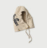 Top College Print Urake Drawn-String Hood