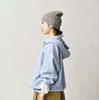 Top College Print Urake Drawn-String Hood