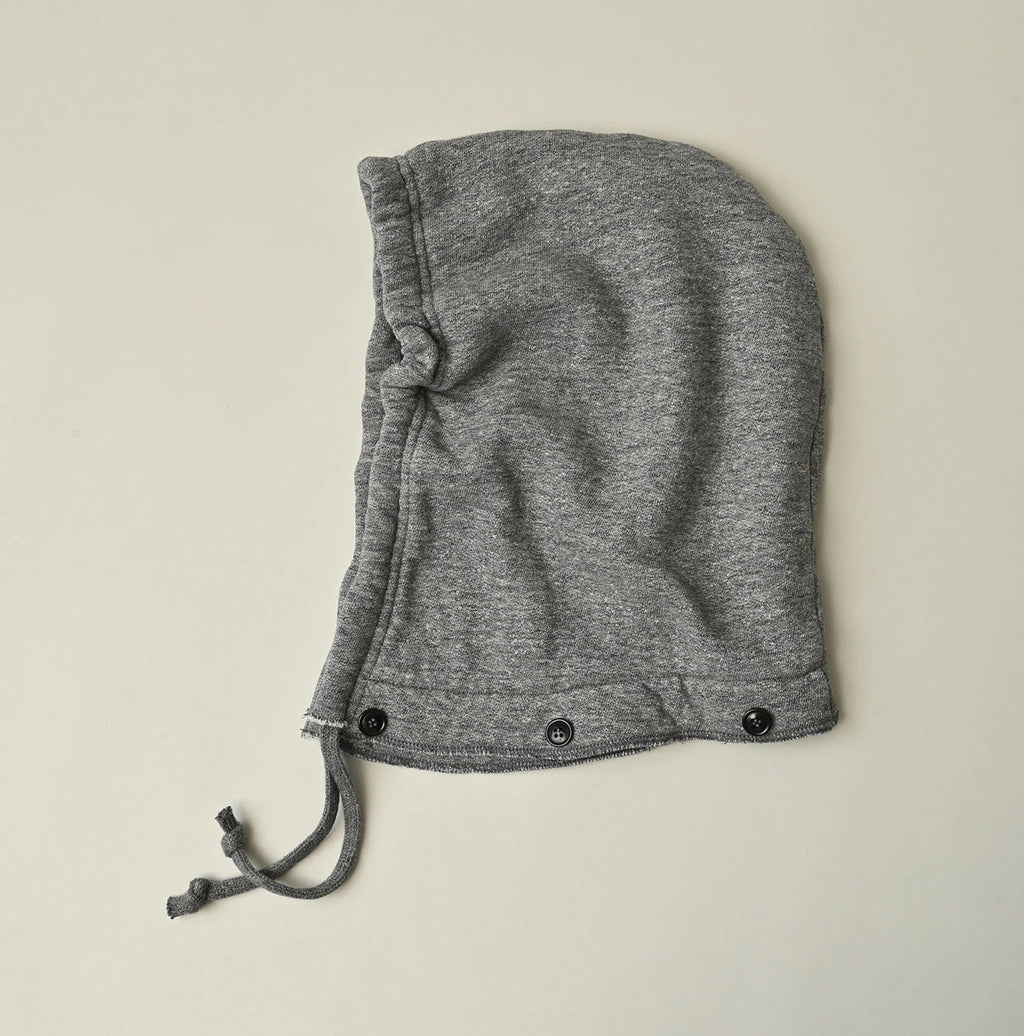 Top College Print Urake Drawn-String Hood