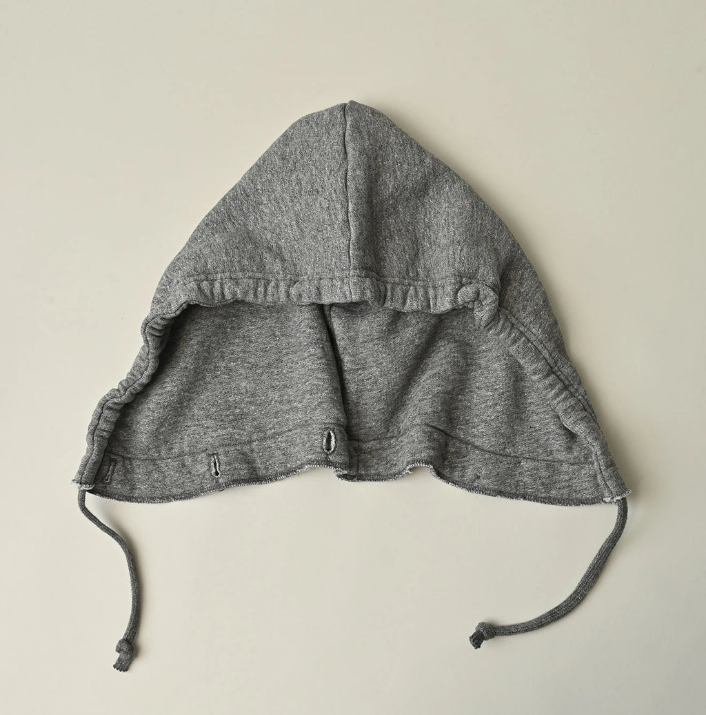 Top College Print Urake Drawn-String Hood
