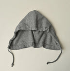 Top College Print Urake Drawn-String Hood