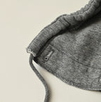 Top College Print Urake Drawn-String Hood