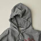 Top College Print Urake Drawn-String Hood