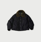 Indigo Thin Back Satin x Nylon Annie G Blouson