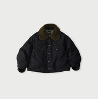 Indigo Thin Back Satin x Nylon Annie G Blouson