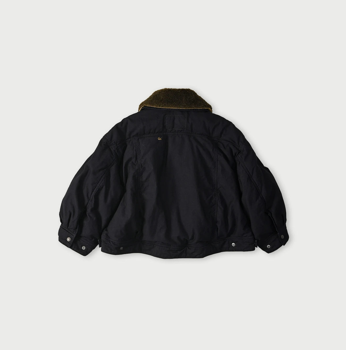 Indigo Thin Back Satin x Nylon Annie G Blouson