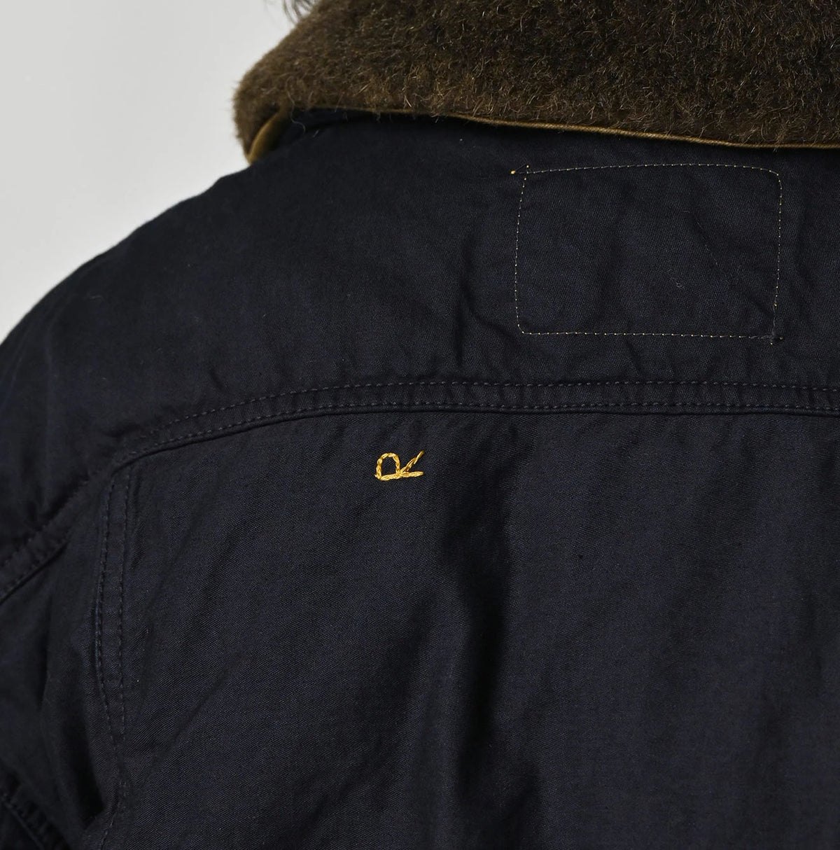 Indigo Thin Back Satin x Nylon Annie G Blouson