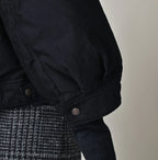 Indigo Thin Back Satin x Nylon Annie G Blouson