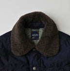 Indigo Thin Back Satin x Nylon Annie G Blouson
