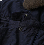 Indigo Thin Back Satin x Nylon Annie G Blouson