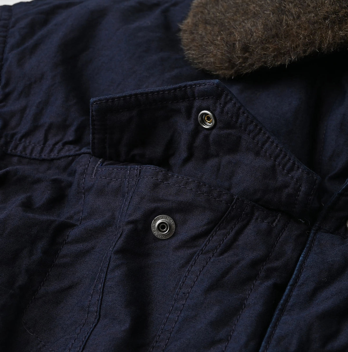 Indigo Thin Back Satin x Nylon Annie G Blouson