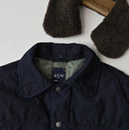 Indigo Thin Back Satin x Nylon Annie G Blouson