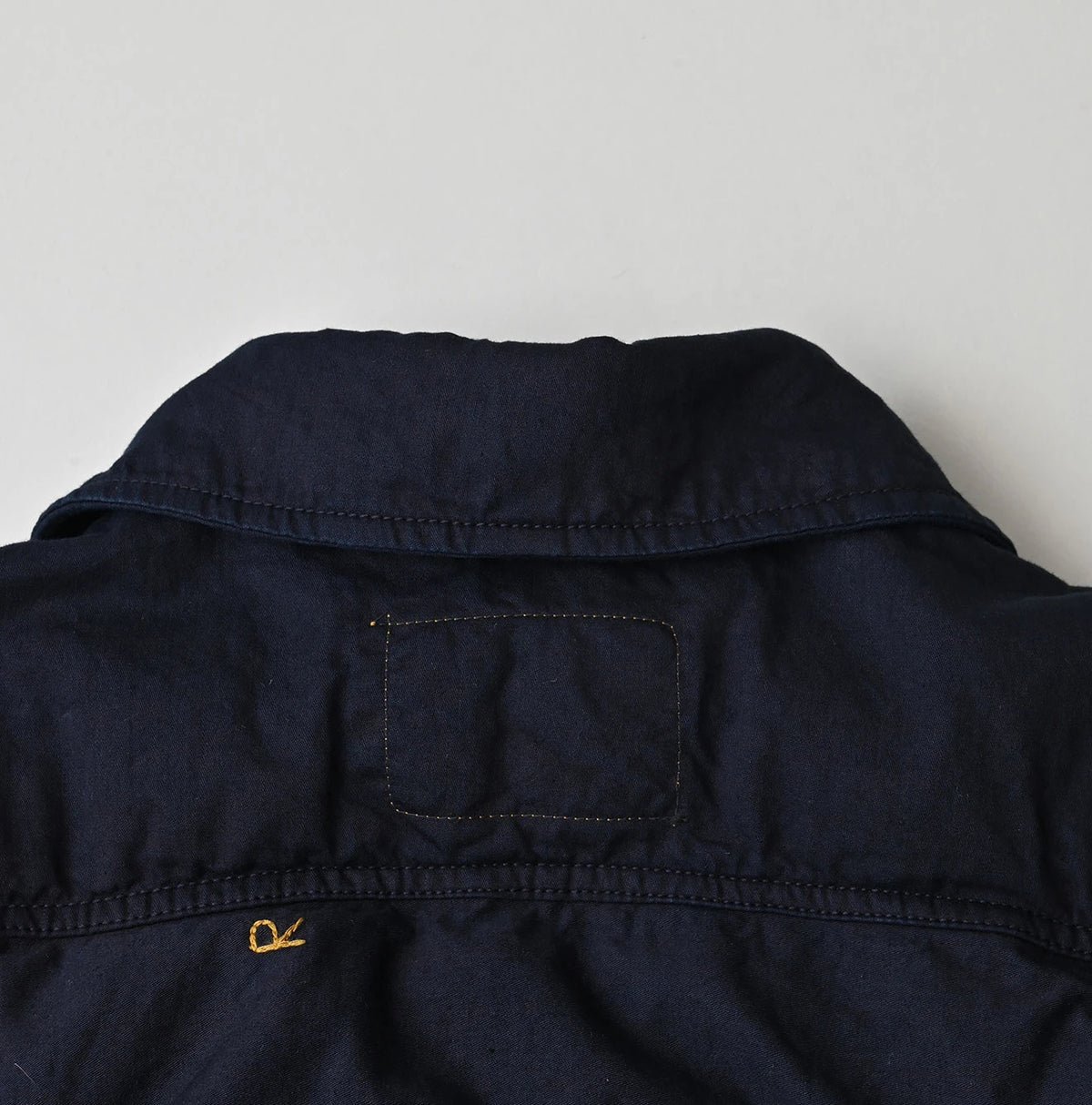 Indigo Thin Back Satin x Nylon Annie G Blouson
