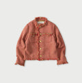Donegal Tweed Collarless Annie Jacket