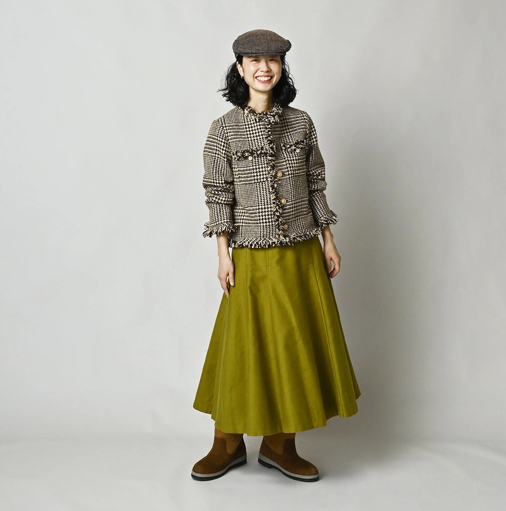Donegal Tweed Collarless Annie Jacket