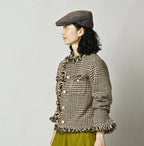 Donegal Tweed Collarless Annie Jacket