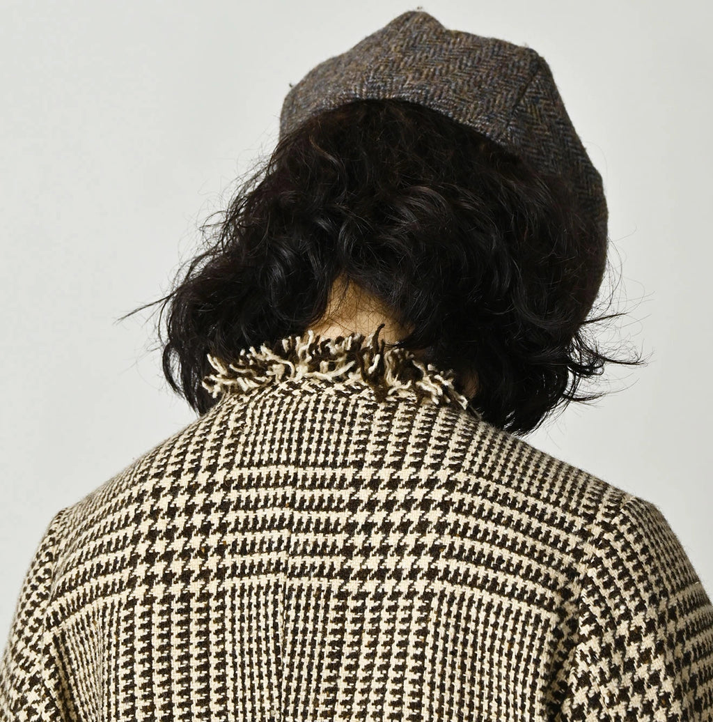 Donegal Tweed Collarless Annie Jacket