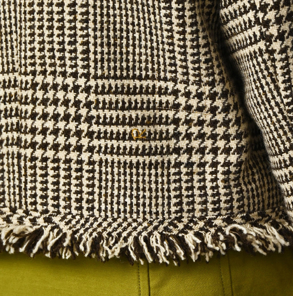 Donegal Tweed Collarless Annie Jacket