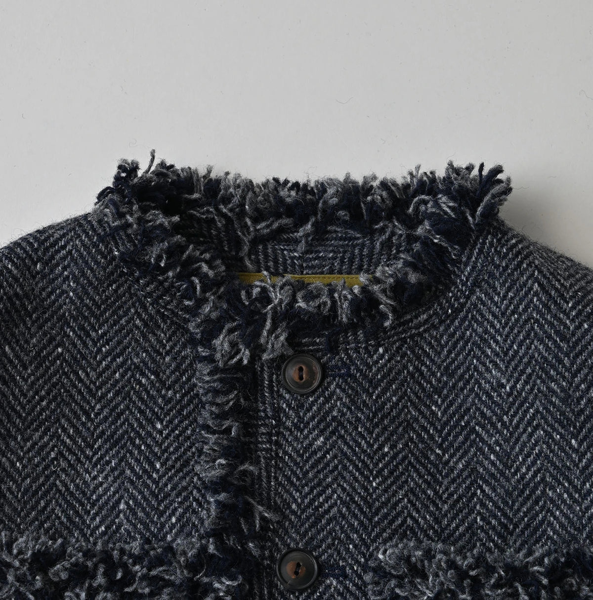 Donegal Tweed Collarless Annie Jacket