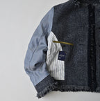 Donegal Tweed Collarless Annie Jacket
